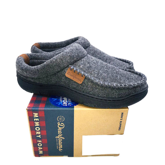 mens dearfoam memory foam slippers